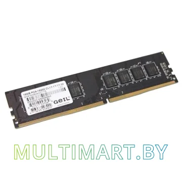 Оперативная память GeIL 16GB DDR4 PC4-19200 (GN416GB2400C17S)